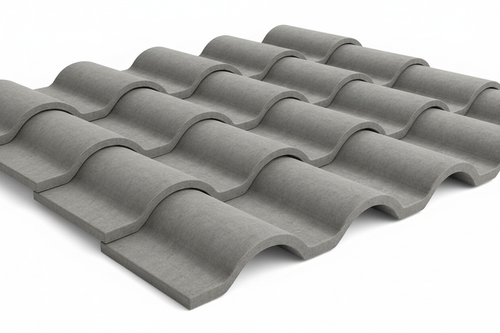 Concrete rooftop tiles