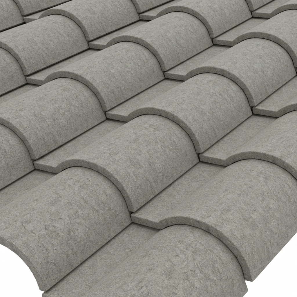 Rooftop tile interlocking detail