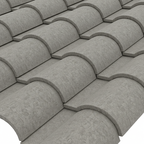 Rooftop tile interlocking detail