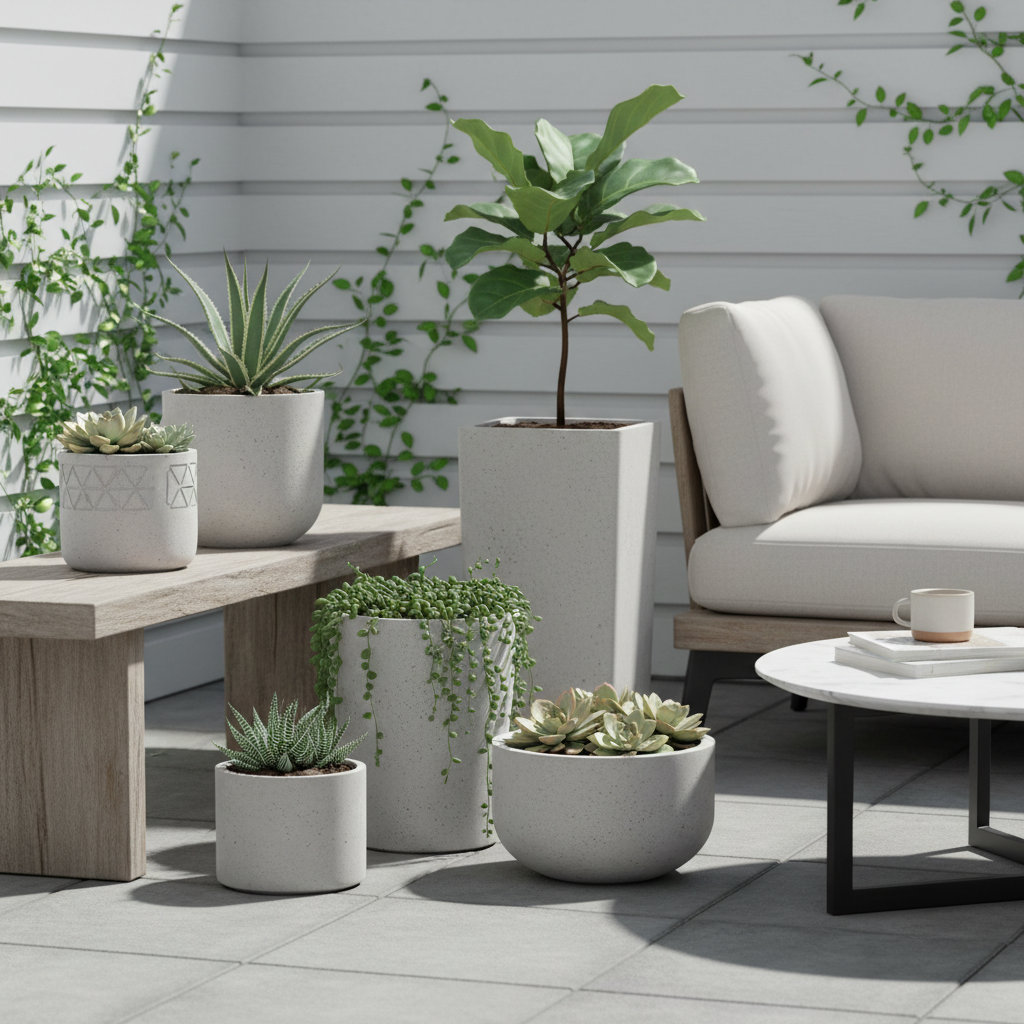 Multiple pots display